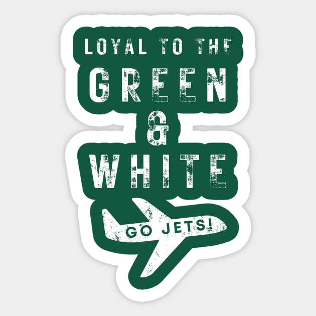 NY Jets Loyal to the green and white Go Jets! Sticker by Sleepless in NY